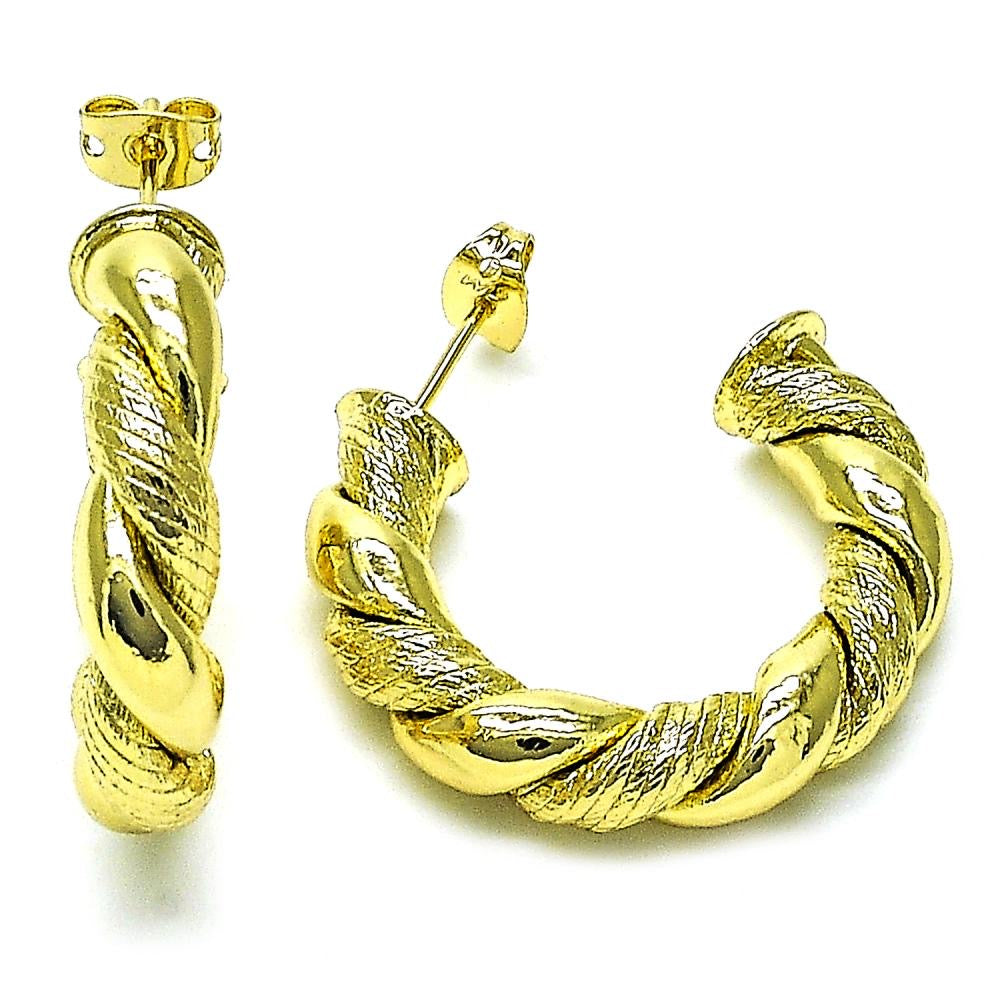 Golden Helix Hoops