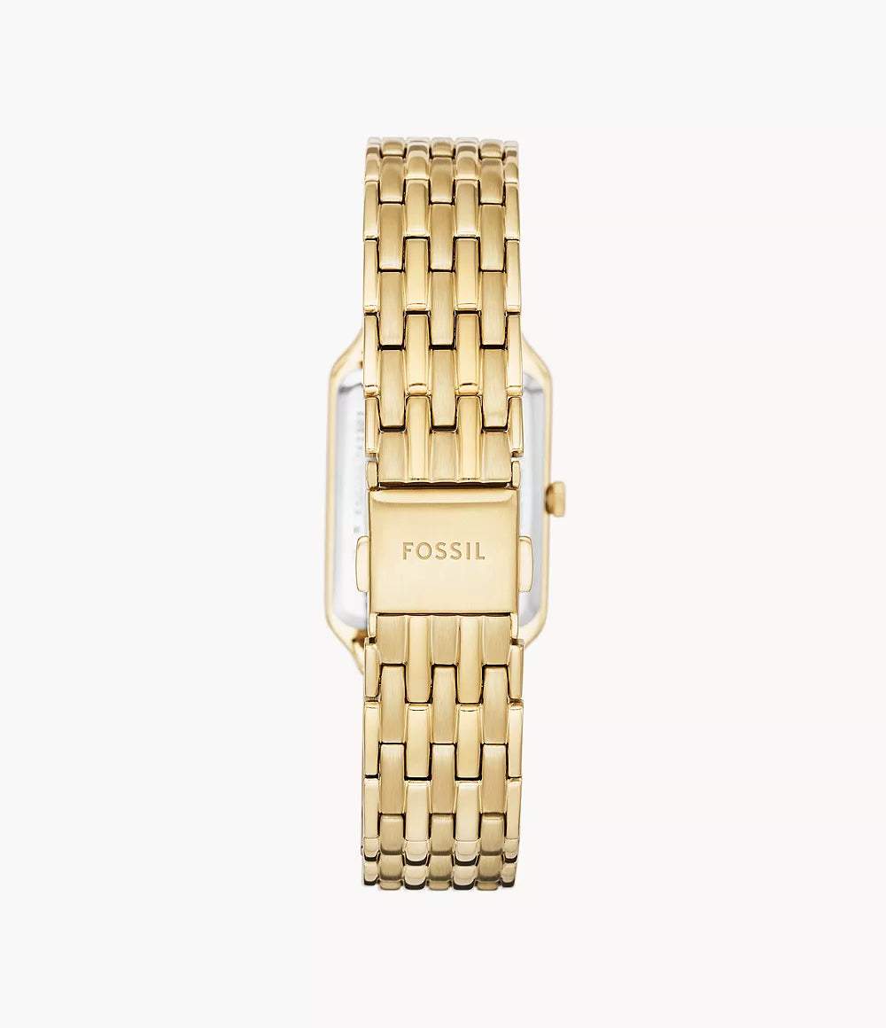 Raquel Three-Hand Date Gold-Tone Stainless Steel Watch