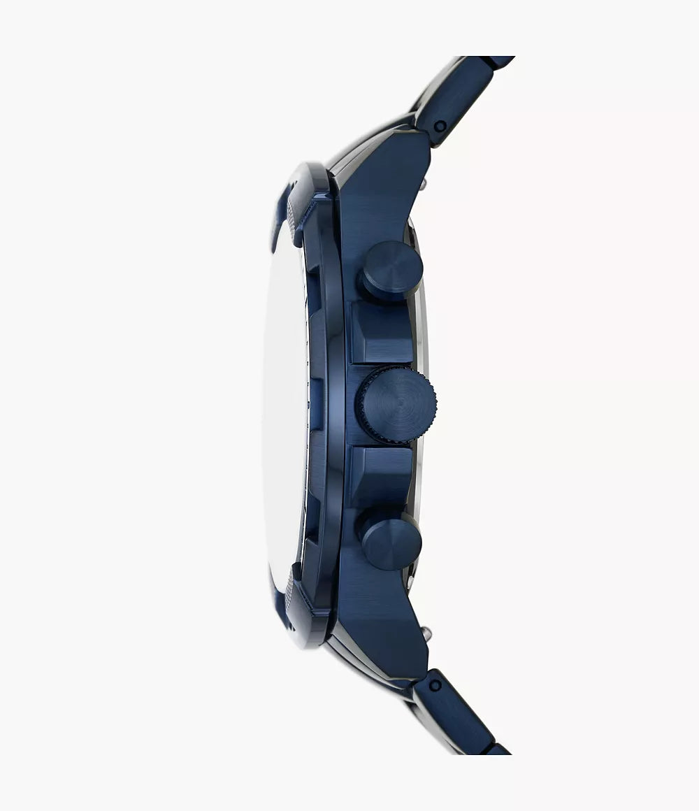 Bronson Chronograph Navy Stainless Steel Watch