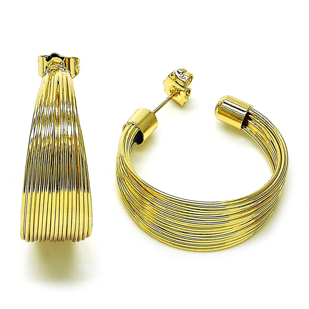 Pantalla Hoops, Diseño Multi, Gold Filled