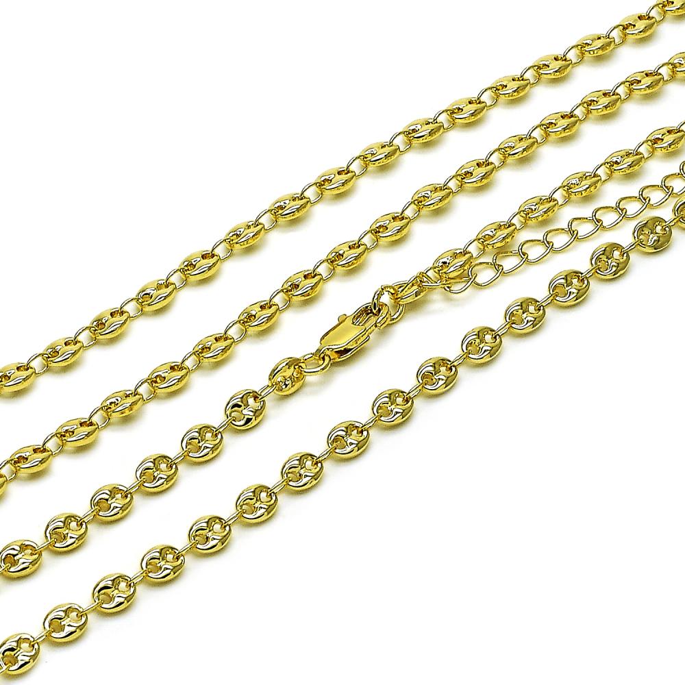 Cadena "Gucci Pop", 4.6mm, Gold Filled