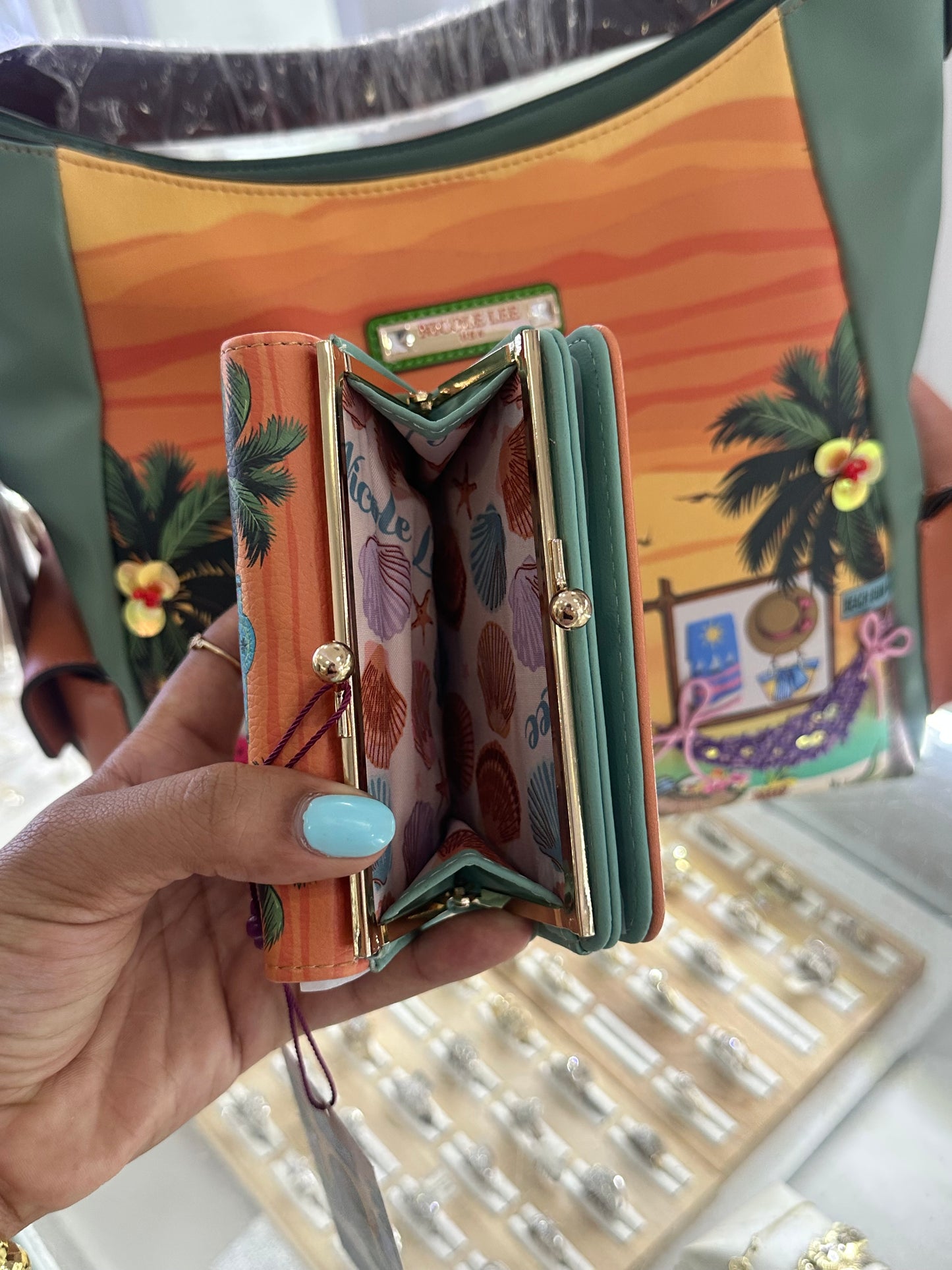 Tri-Fold Wallet Sun & Sand- Nicole Lee
