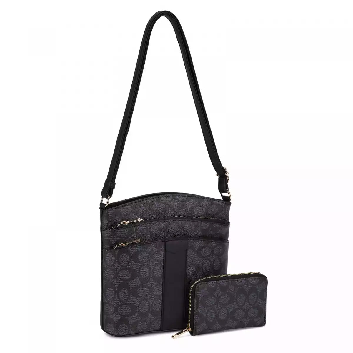 CARTERA VIAJERA FASHION SET WALLET BLACK