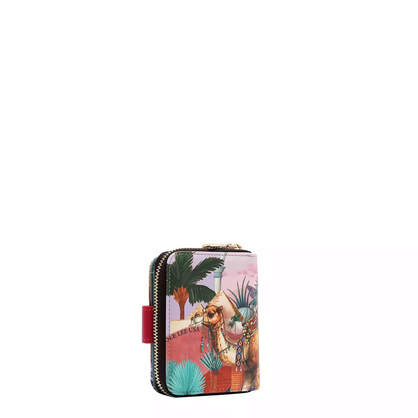 NICOLE LEE HEART BIFOLD WALLET 6903 QUEEN CLEOPATRA