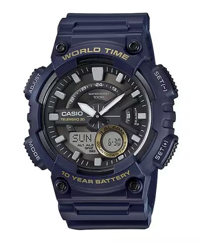 CASIO Navy Blue Multifunctional Watch
