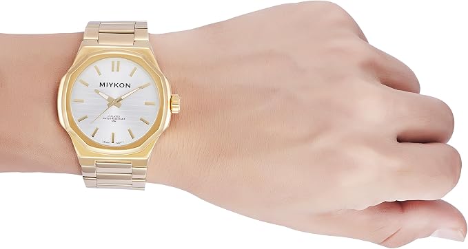 Miykon Clásico Dorado Hombre Stainless Steel
