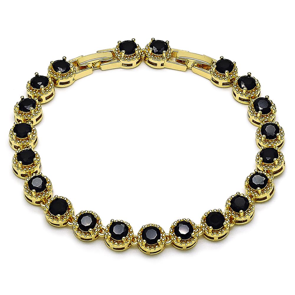 Pulsera piedras negra