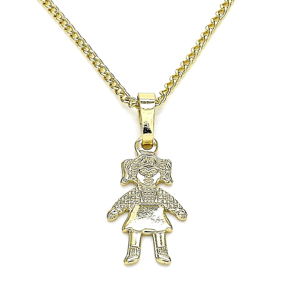 Cadena con dije de niña