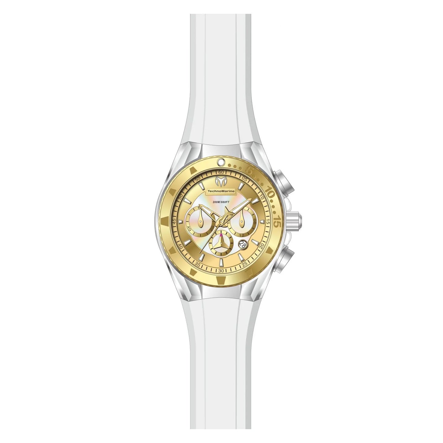 TechnoMarine White Cruise Star Ladies Watch