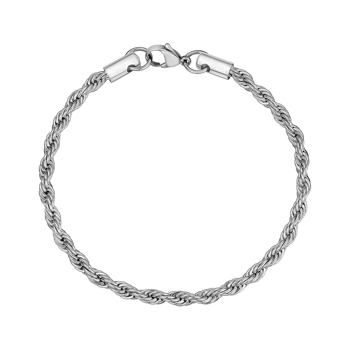 Silver Rope bracelet