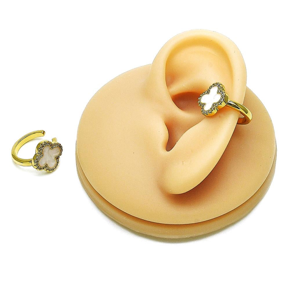 Eternal Clover Cuff Earring
