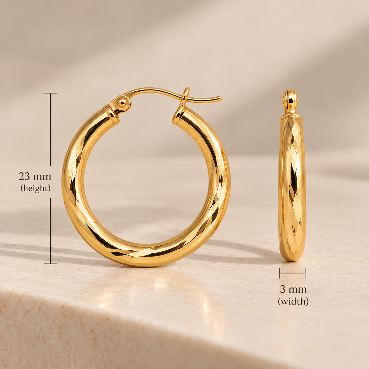 Argolla Oro 10kt Relieve Medium