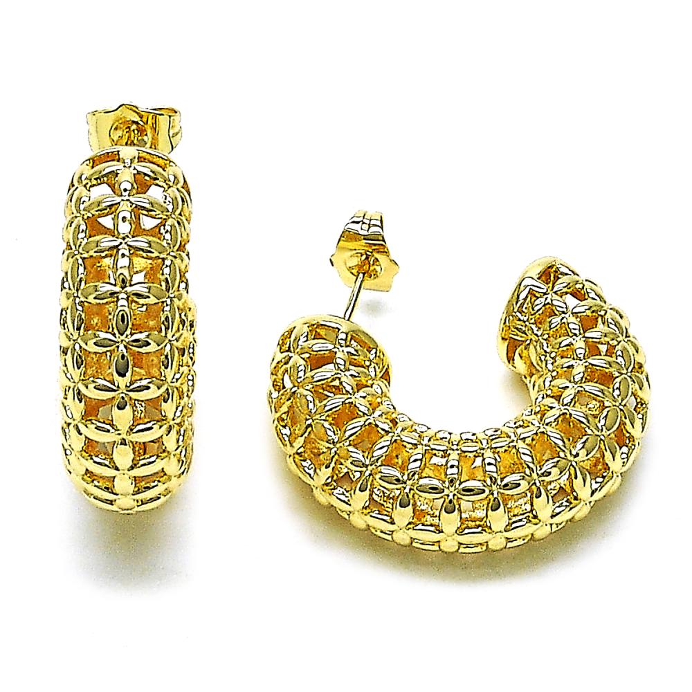 Lace Hoop Earrimgs