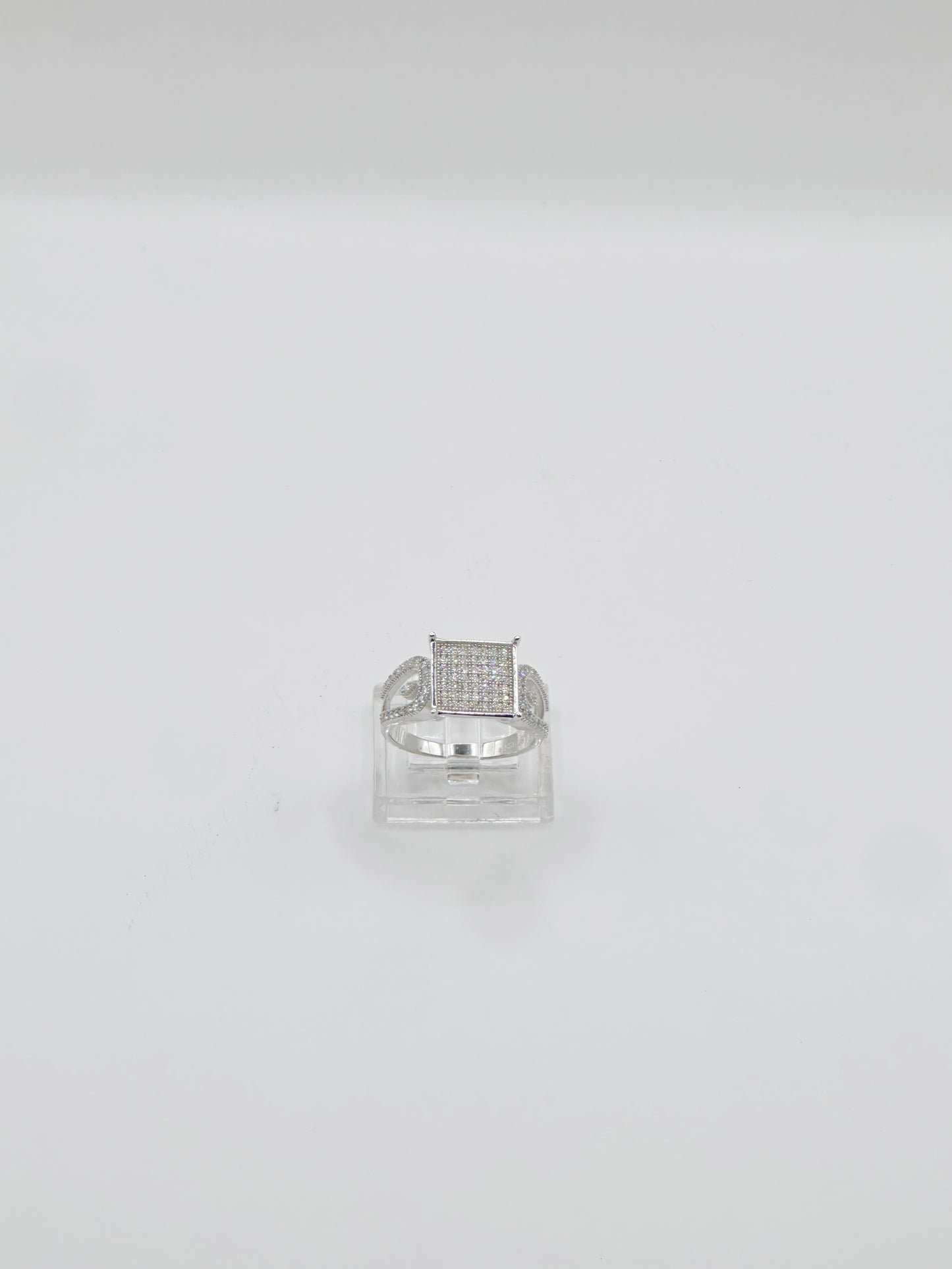 Sortija Matrimonio Mujer, Size 6, Micro Pave Zirconia Plata 925