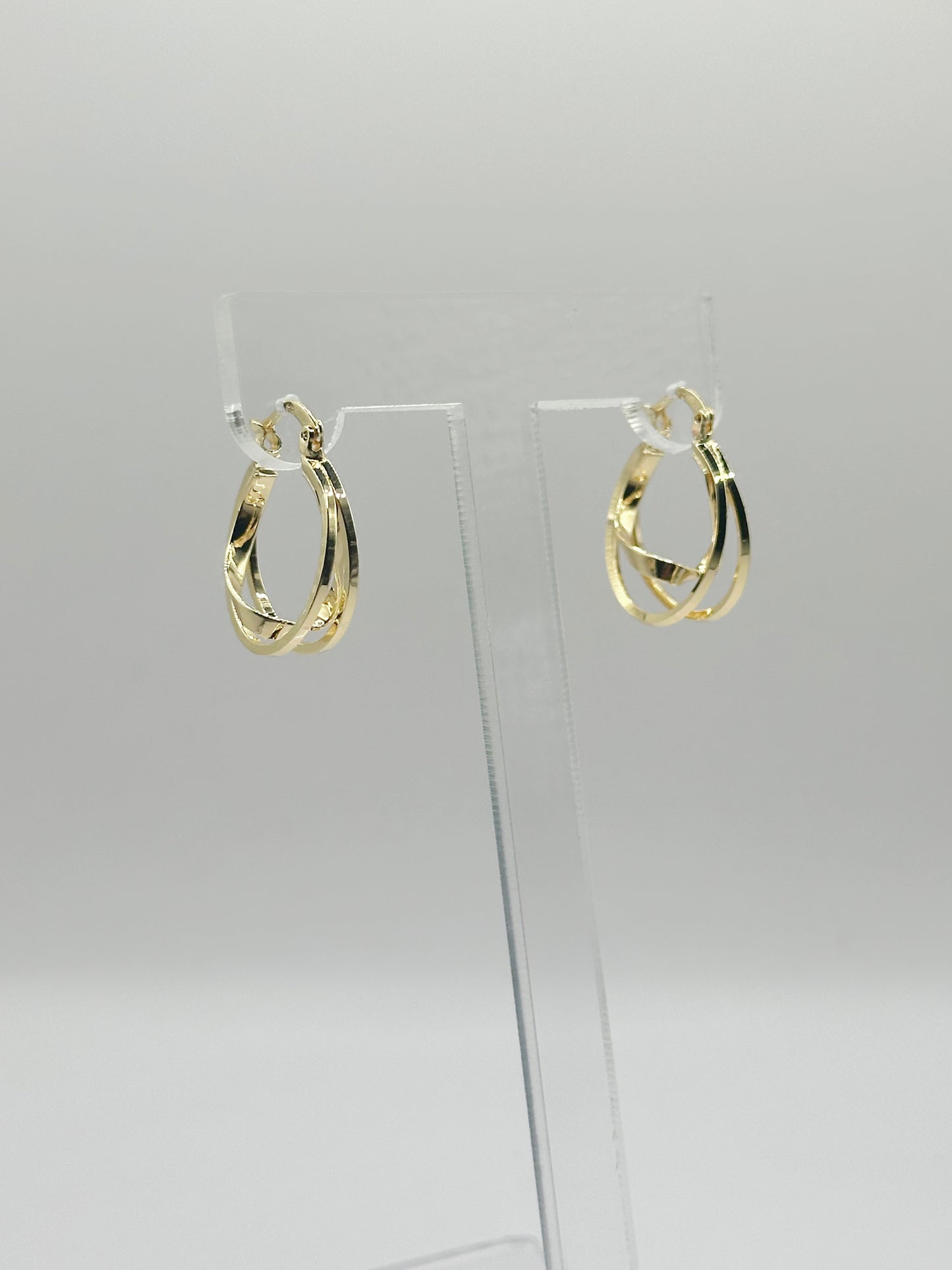 Small Gold Hoop Polished Style Gold Filled
