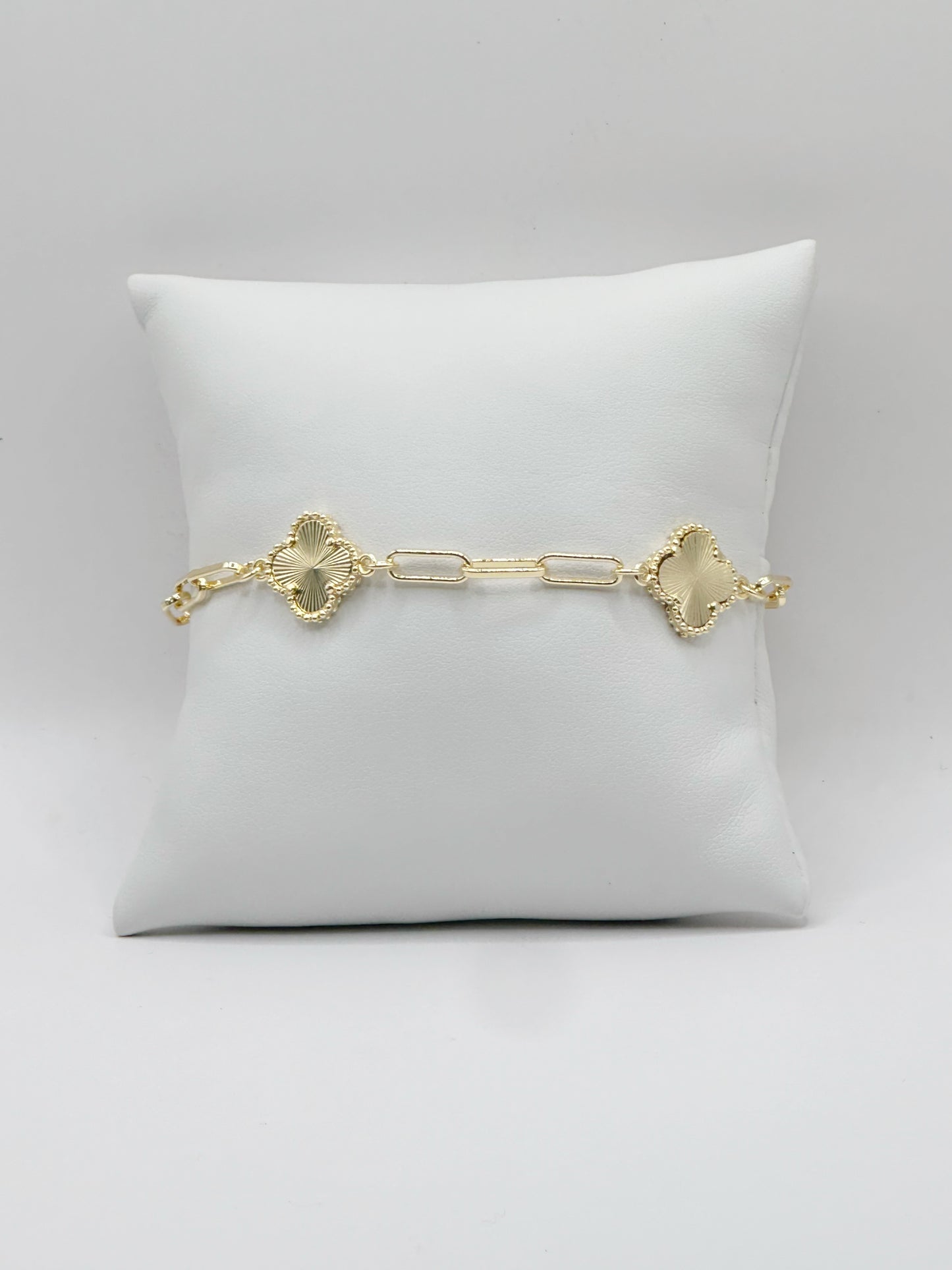 Clover Bracelet Gold Filled