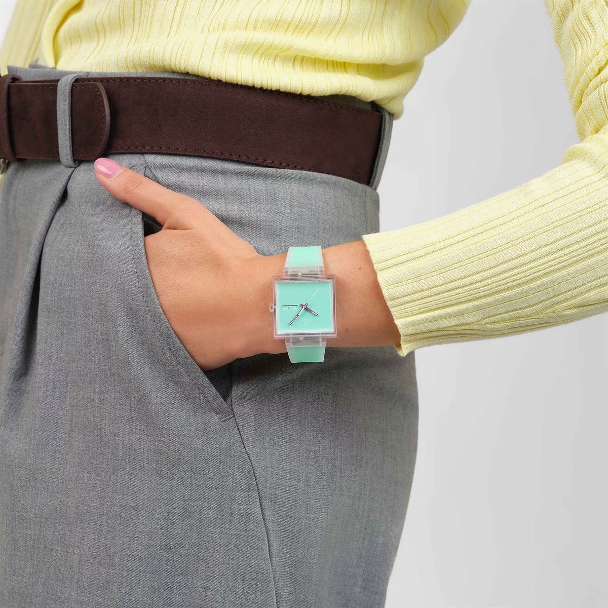 SWATCH WHAT IF...SEE THRU MINT?