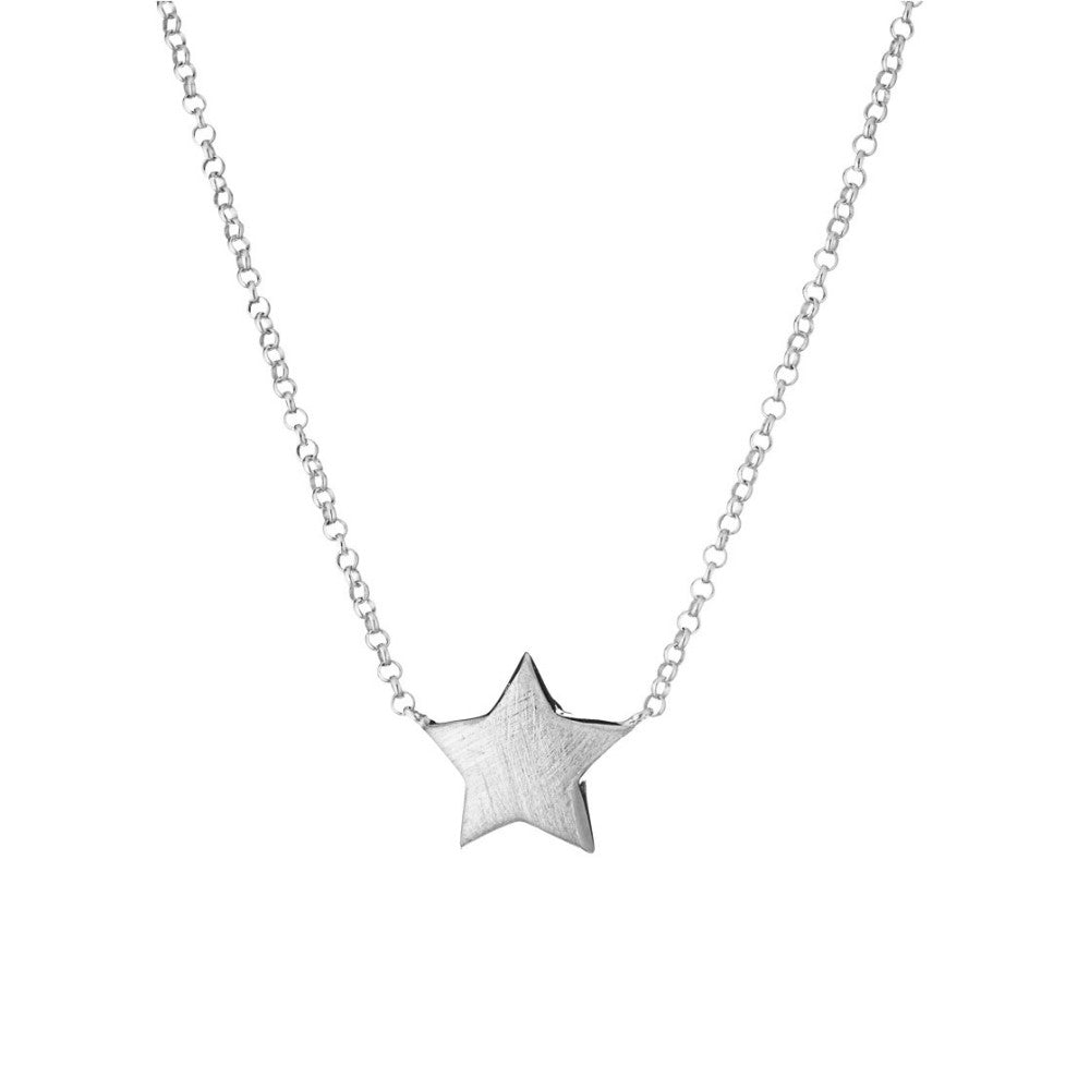 Silver Star Charm Necklace