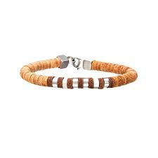 Leather with Steel Bracelet