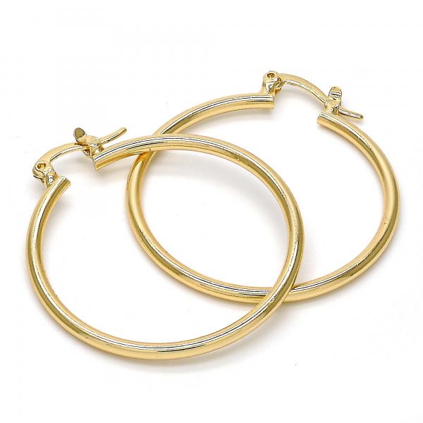 Classic Golden Hoops
