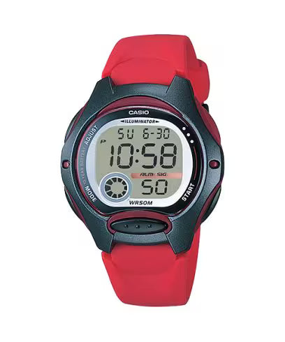 CASIO Red Digital Watch