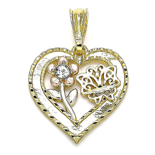 Cadena con dije de flor