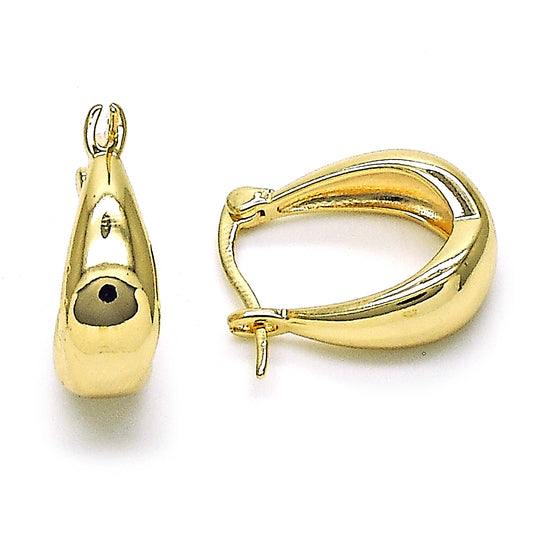 Arete hoops dorado