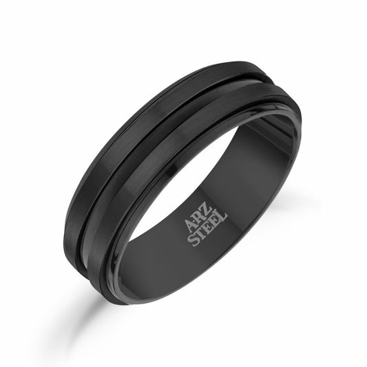 Ring Matte Shiny Black