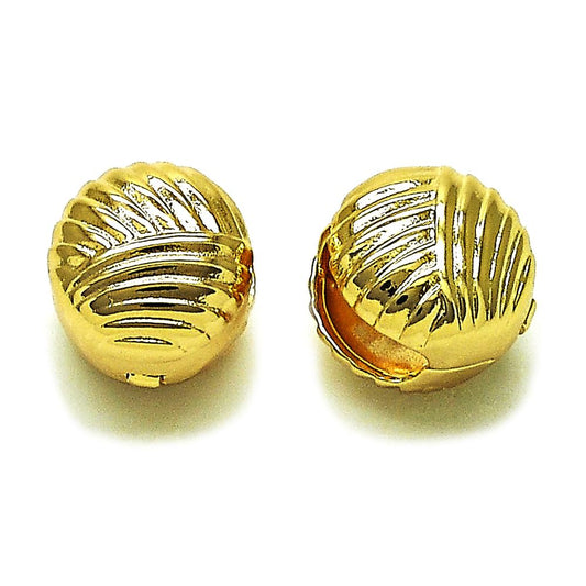 Pantallas Huggies Bola Diamond Cut, Gold Filled