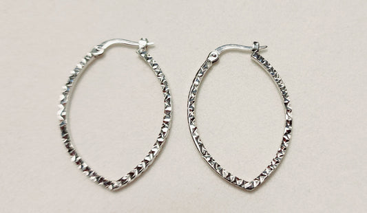 Oval Hoops Earrings