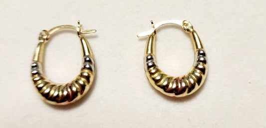 Small Hoop Earring Gold 10kt