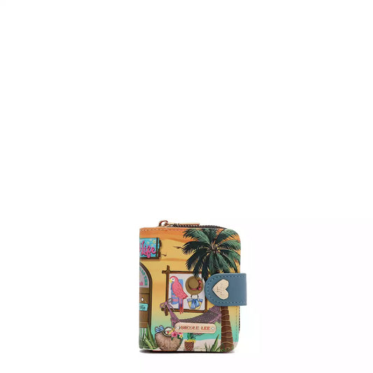 NICOLE LEE HEART BIFOLD WALLET 6903  SUN & SAND