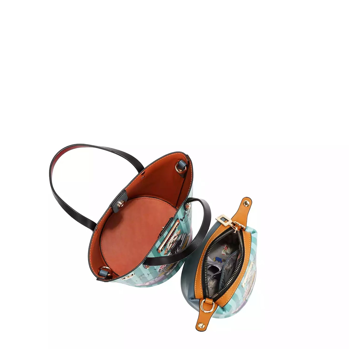 NIKKY SMALL HANDBAG 2 PCS NK13027 MEANT TO LOVE YOU