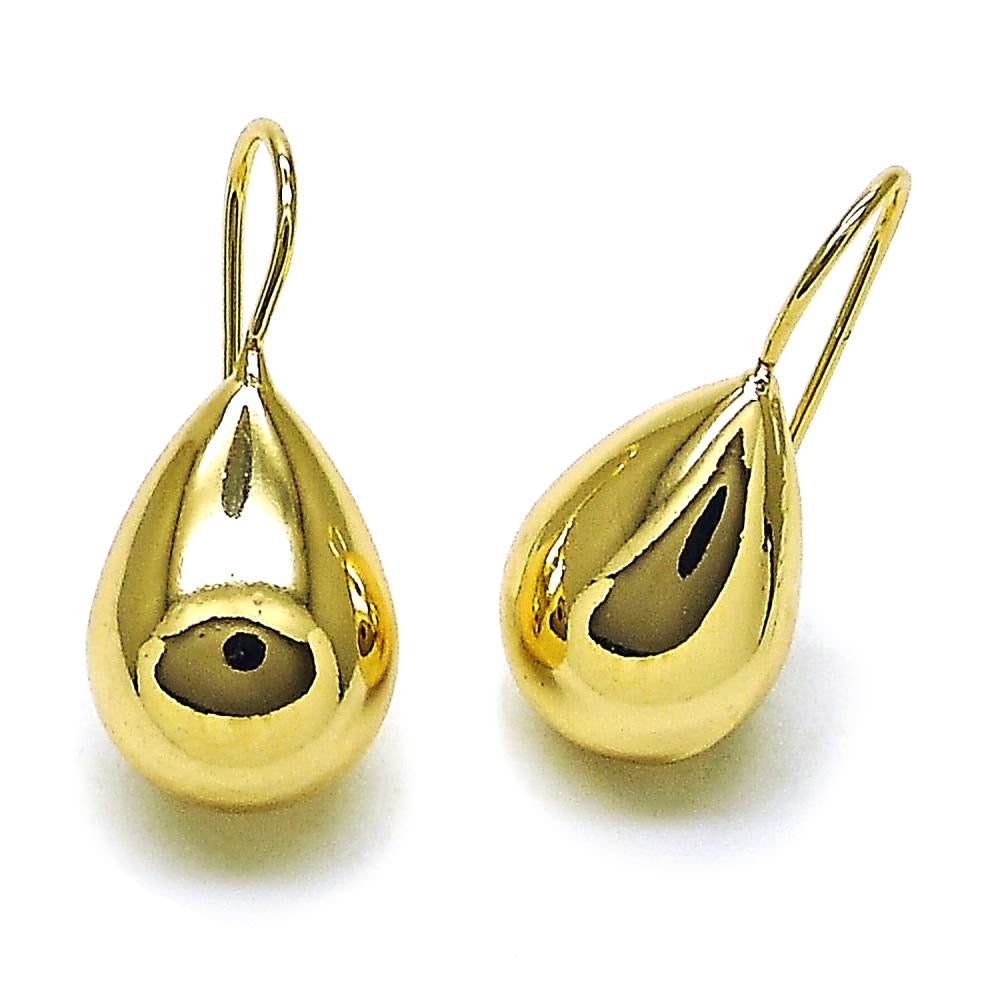 Golden Teardrop Earrings