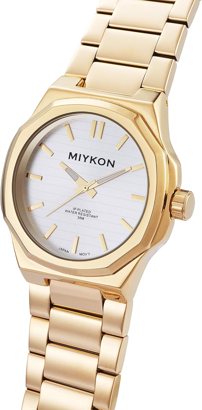 Miykon Clásico Dorado Hombre Stainless Steel