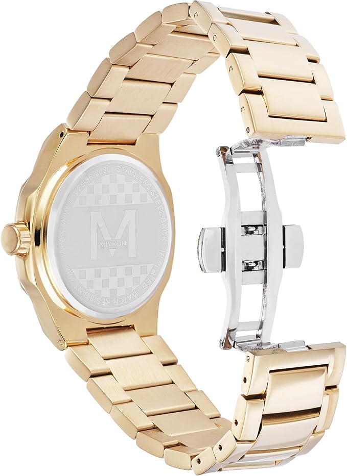 Miykon Clásico Dorado Hombre Stainless Steel