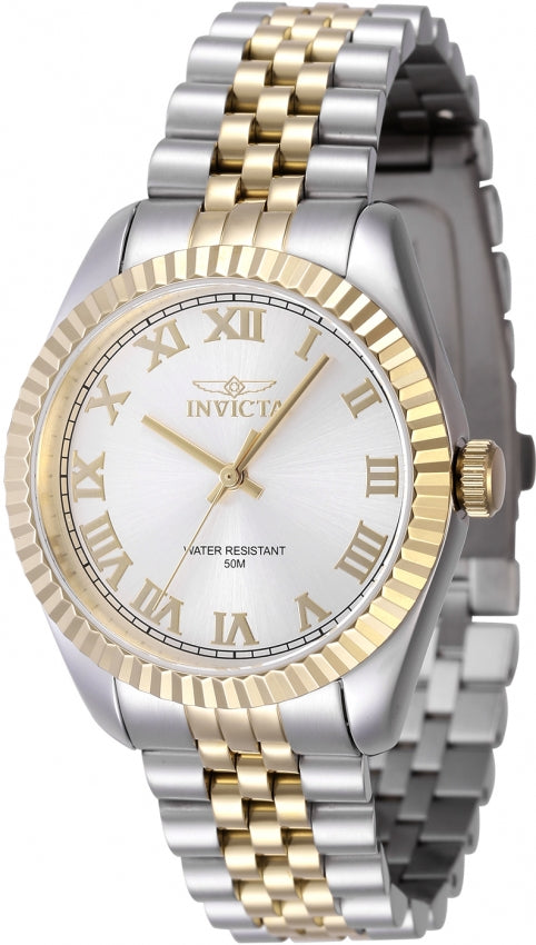 Specialty Quartz Silver Dial Ladies Watch