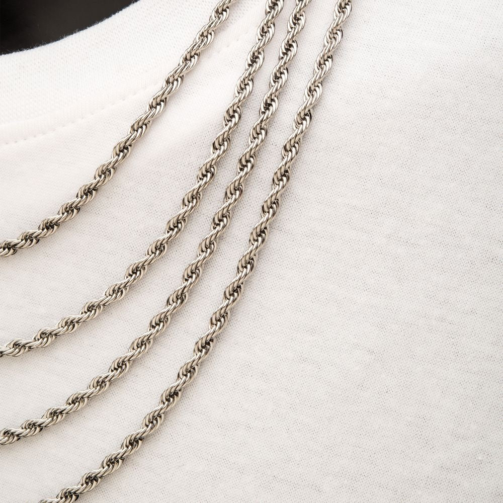 4mm Steel Rope Chain Necklace