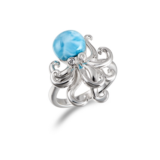 Alamea Larimar Octopus Ring