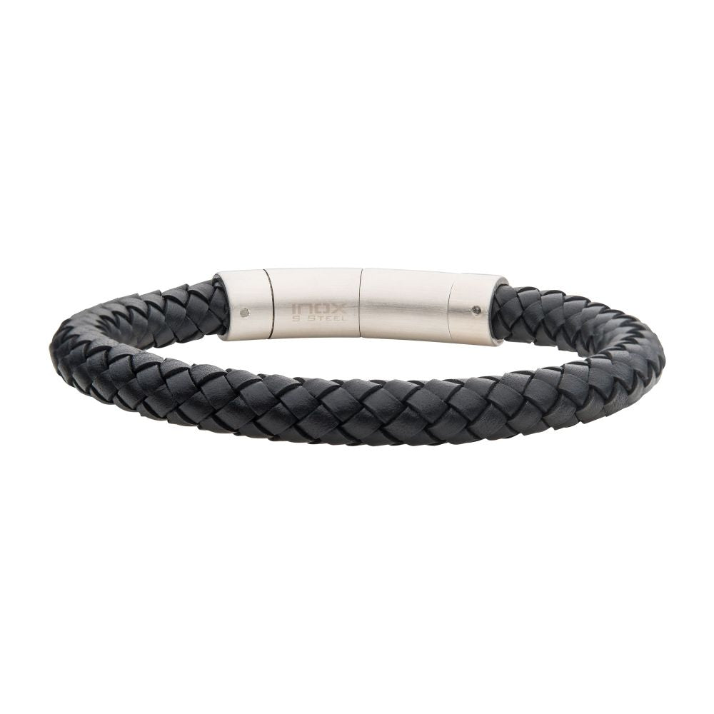 8mm Genuine Full Grain Cowhide Leather Bracelet