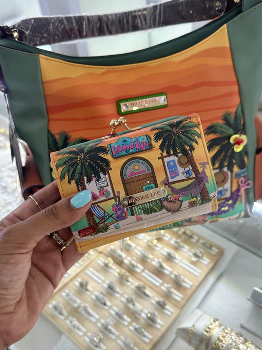 Tri-Fold Wallet Sun & Sand- Nicole Lee