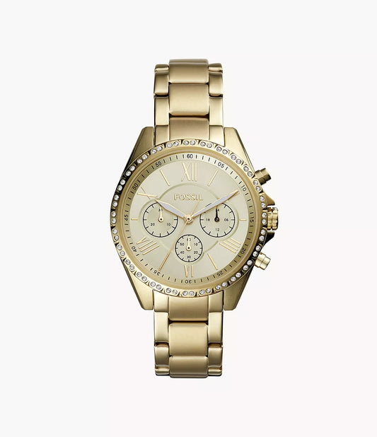 Modern Courier 40 mm Chronograph Gold-Tone Stainless Steel Watch