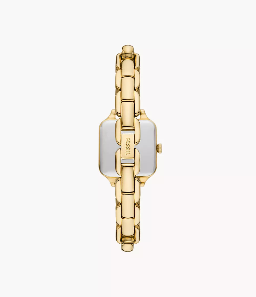 Colleen 25mm Three-Hand Gold-Tone Stainless Steel Watch