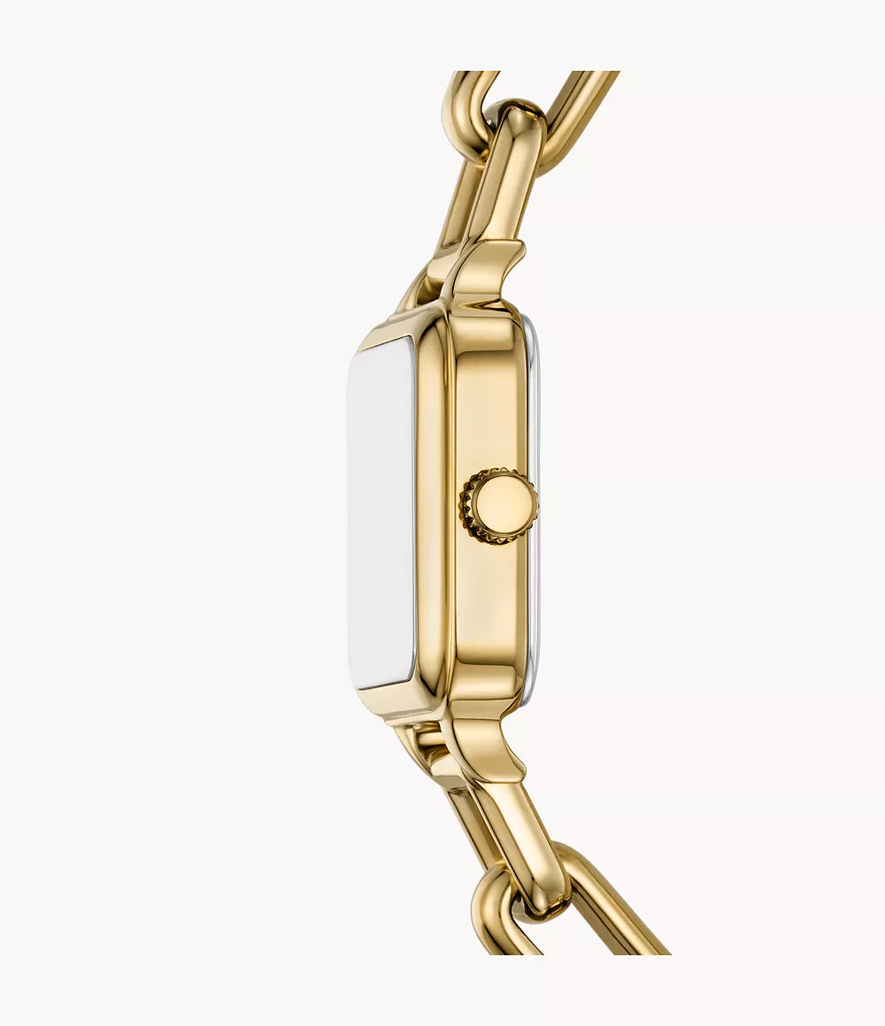Colleen 25mm Three-Hand Gold-Tone Stainless Steel Watch