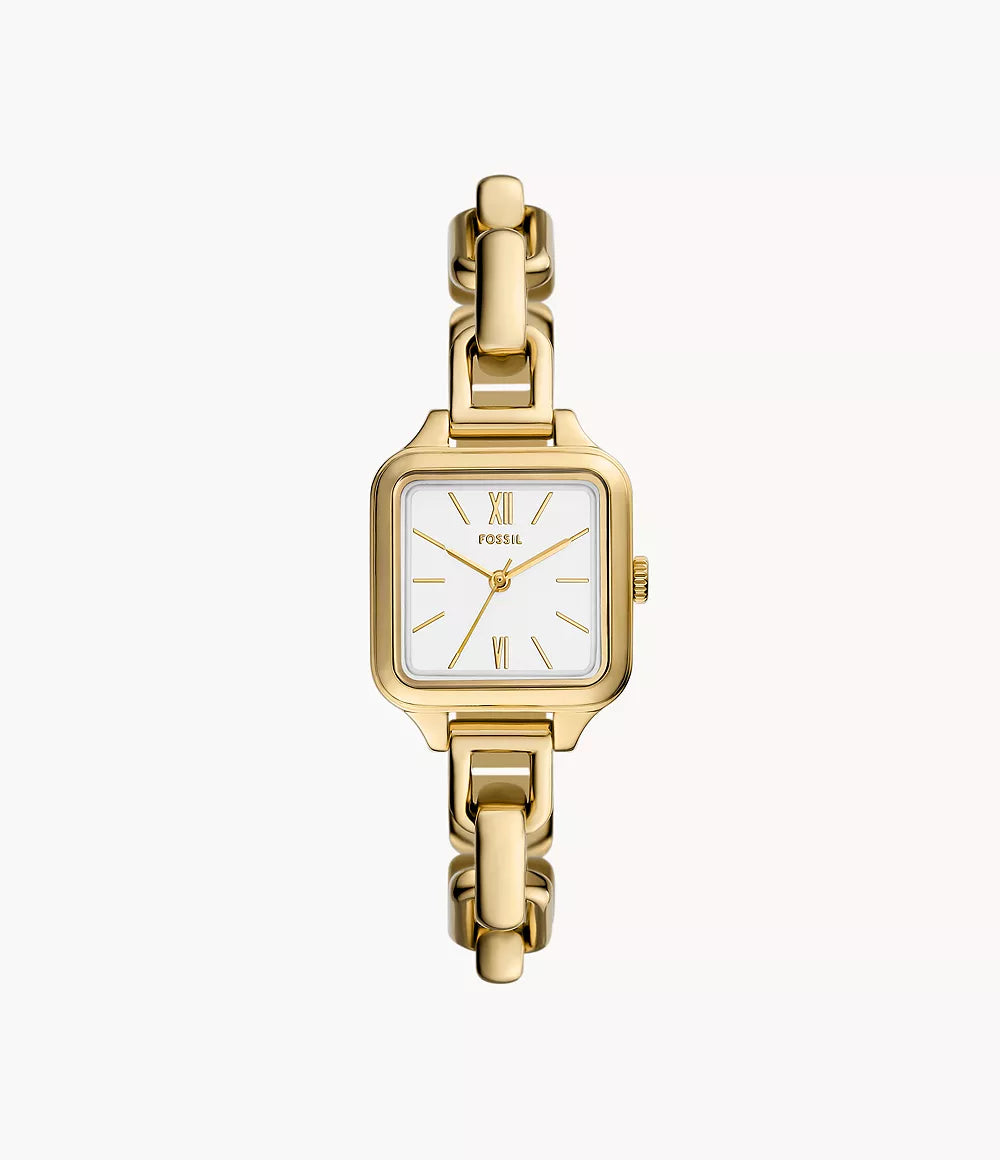 Colleen 25mm Three-Hand Gold-Tone Stainless Steel Watch