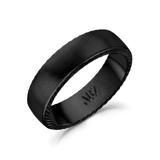 Flat Black Ring