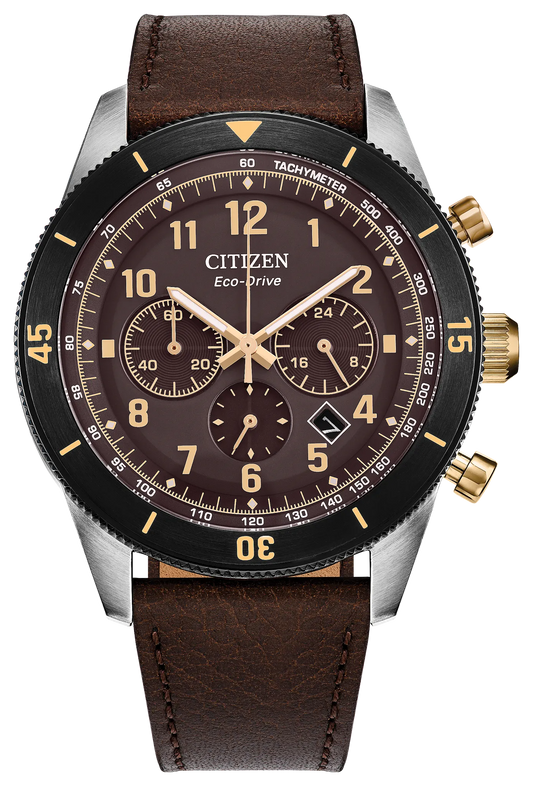 Citizen Terra Force Brown Dial Leather
