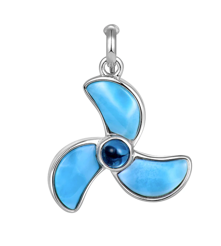 Alamea charm helices en larimar