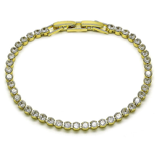Brazalete tenis circonia blanca