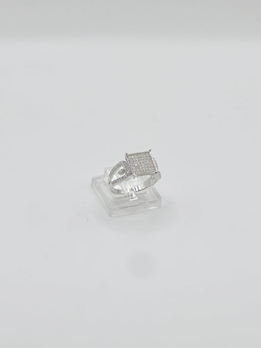 Sortija Matrimonio Mujer, Size 6, Micro Pave Zirconia Plata 925
